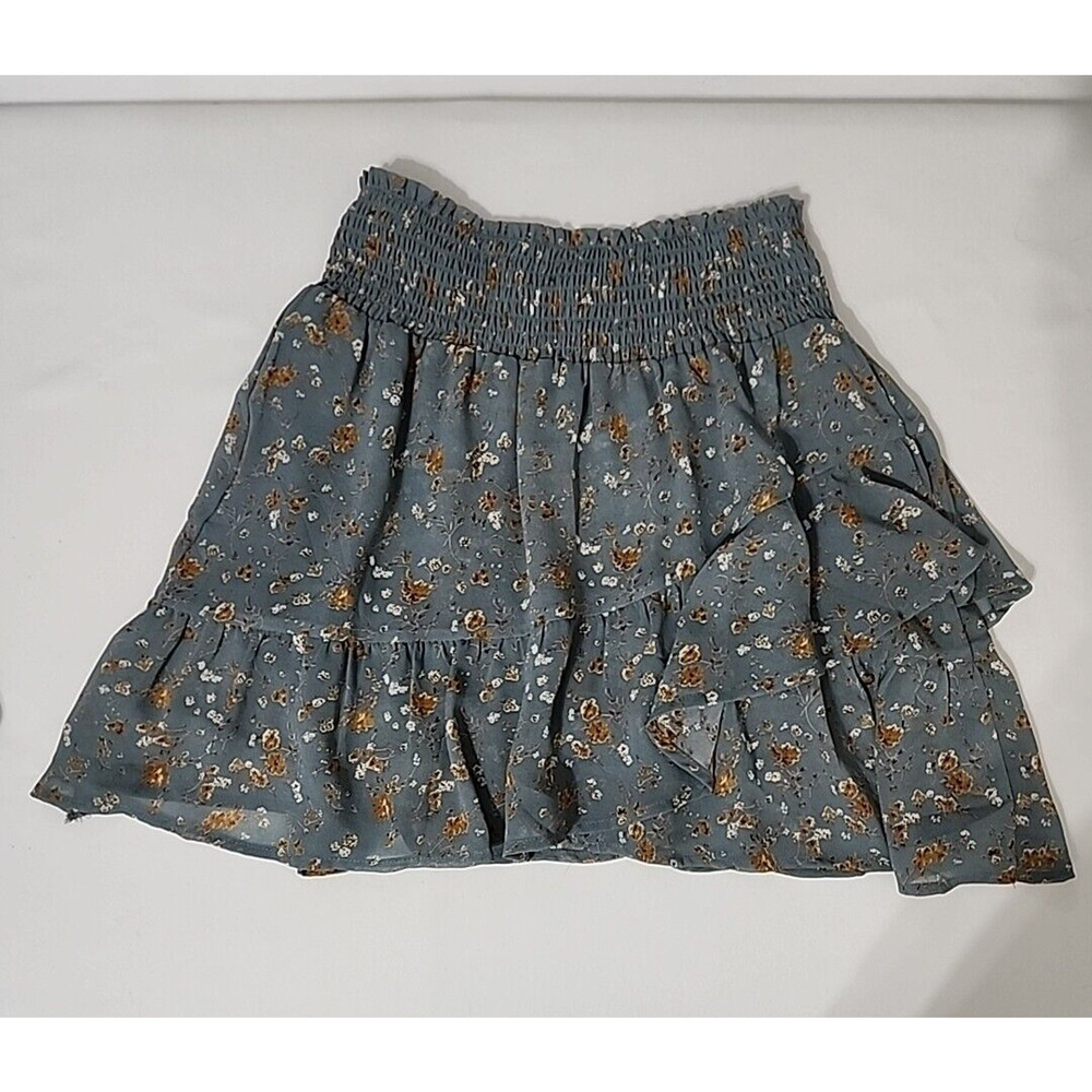 Altard State S XS Blue Floral Babydoll Top Skirt Fairy Festival Sexy Bloomcore - Picture 8 of 16